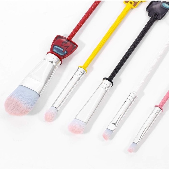 5pcs Cute Among Us  Makeup Brushes - Picture 4 of 4